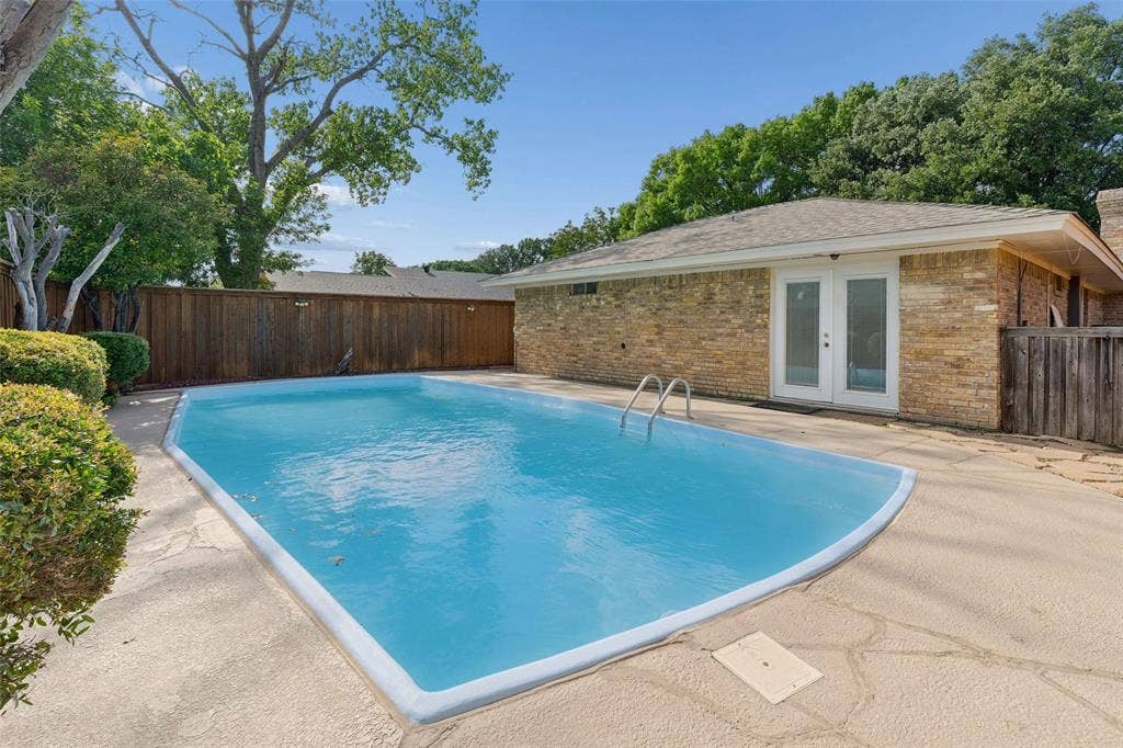 2708 Downing Drive, Plano, TX 75023 View of the pool with very private backyard!