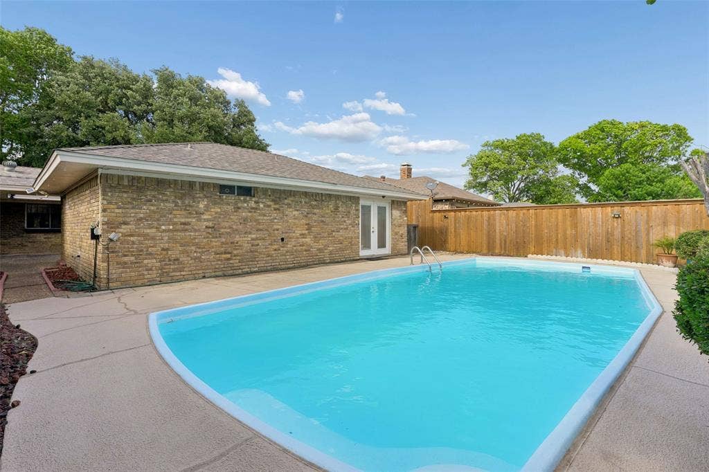 2708 Downing Drive, Plano, TX 75023 View of the pool with very private backyard!