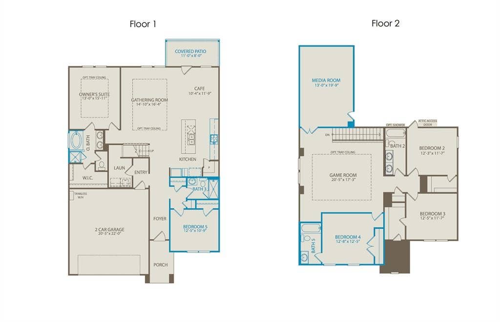 1604 Cydney Lane, Anna, TX 75409 Floor plan