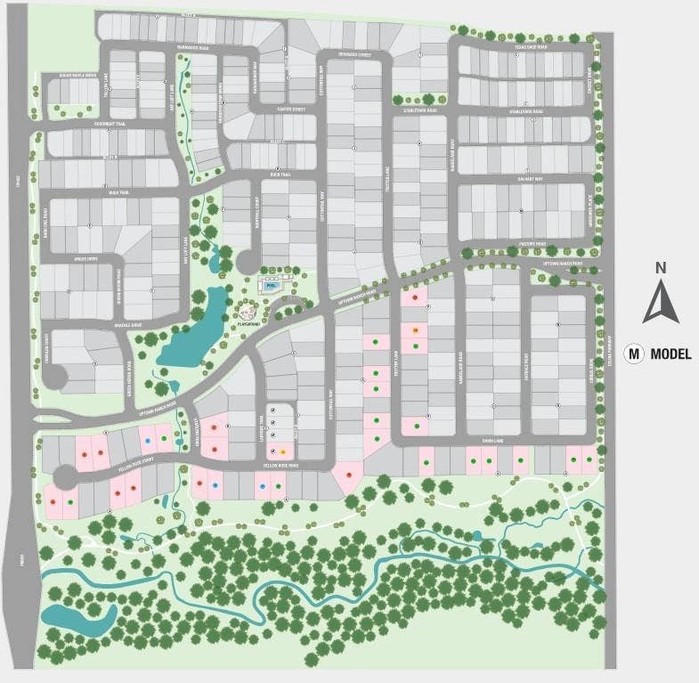 Ranch at Uptown Celina Site Map