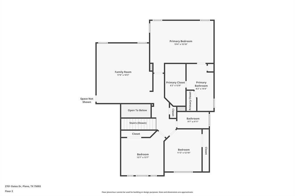 2701 Oates Drive, Plano, TX 75093 Floor plan 2
