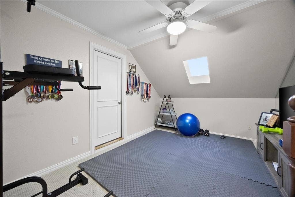 621 Liechty Court, Heath, TX 75032 Your own work out space can double for bonus room or storage!