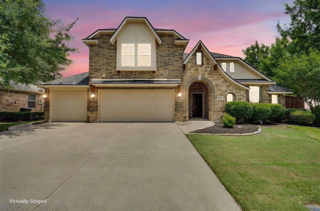 5214 Compassion Court, Midlothian, TX 76065 Beautiful Former Bloomfield Model Home located on a corner lot and cul-de-sac
