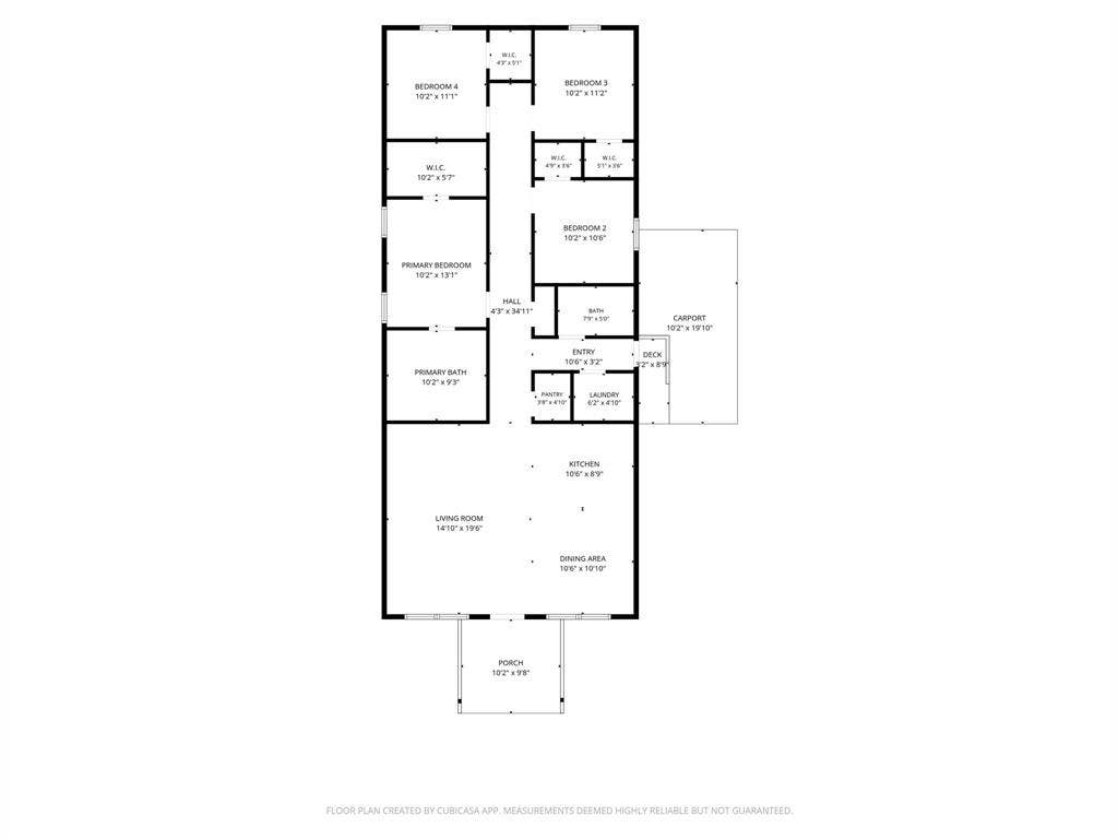 1507 E Waco Avenue, Dallas, TX 75216 Floor plan