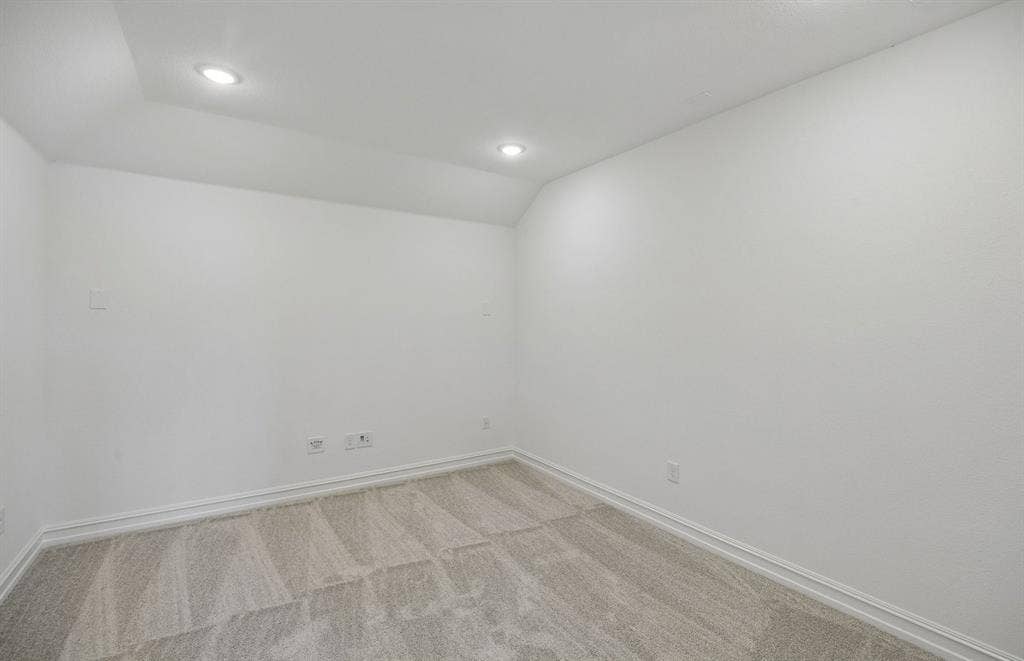 Spacious media room