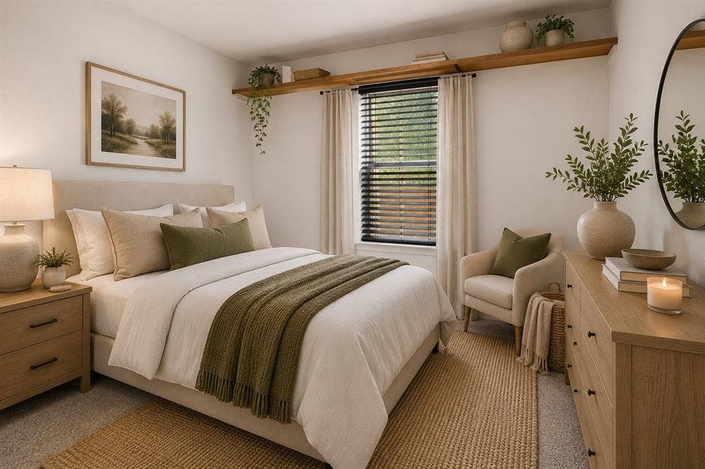 Virtually staged