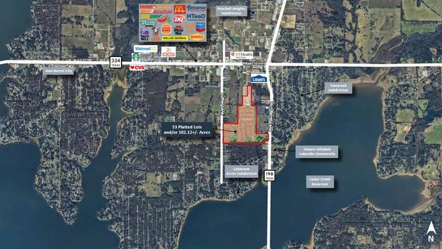 Property photo for 00 State Highway 198, Gun Barrel City, TX