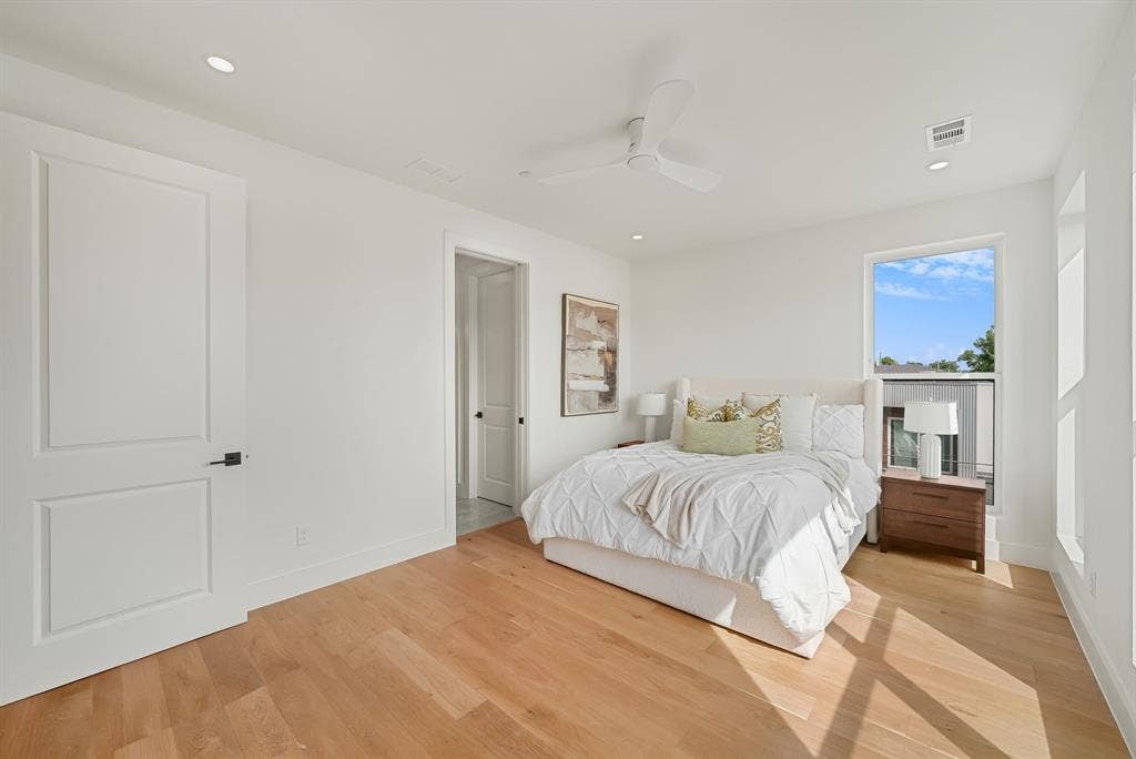 4715 Manett Street, #102, Dallas, TX 75204 Light wood-finish flooring with white walls