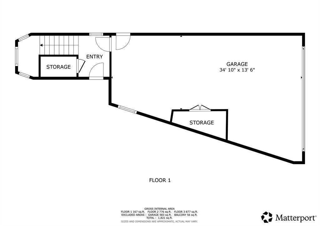 5102 Ridgedale Avenue, Dallas, TX 75206 1st Floor plan