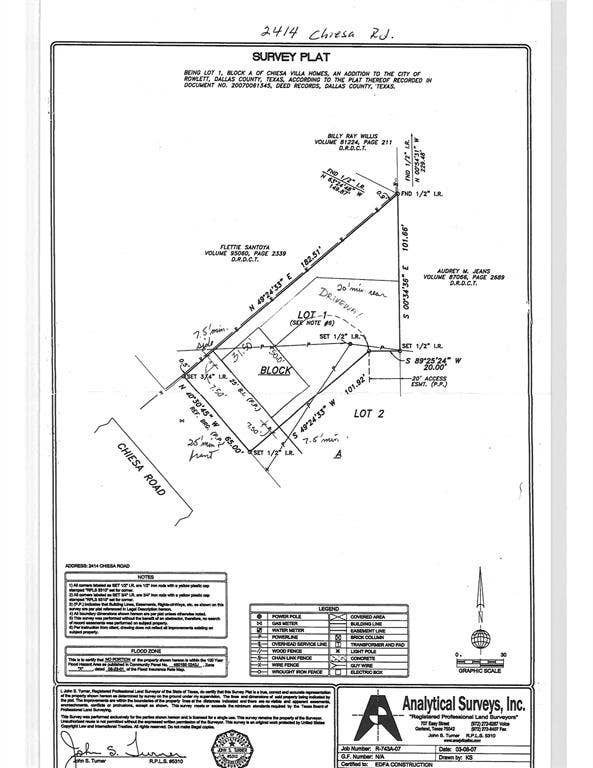 Property photo for 2414 Chiesa Road, Rowlett, TX