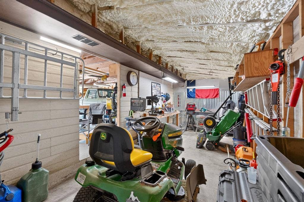 1151 Lynn Way, Waxahachie, TX 75165 Additional storage area inside the detached garage.