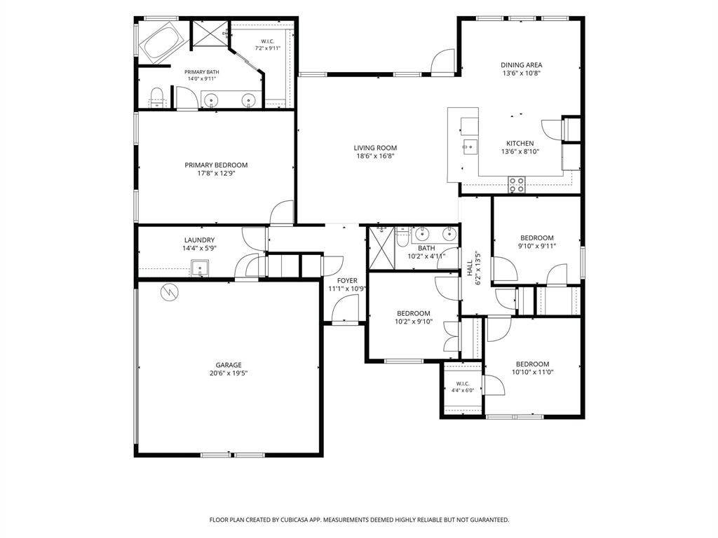 Floor plan - Primary residence