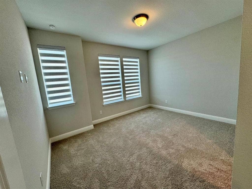 2930 Eleanor Drive, Prosper, TX 75078 Spare room featuring carpet flooring and plenty of natural light