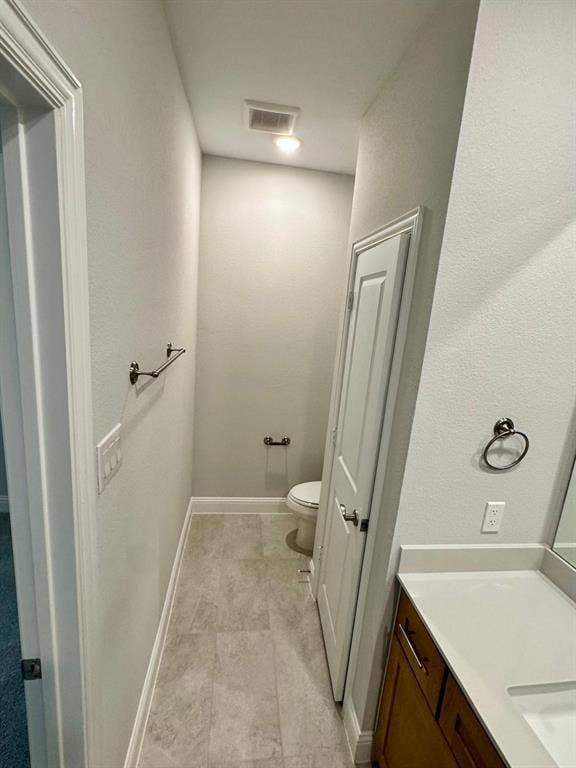 2930 Eleanor Drive, Prosper, TX 75078 Bathroom with toilet and vanity