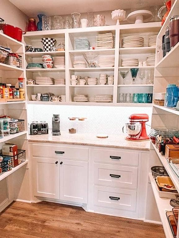 9748 County Road 1200, Athens, TX 75751 This pantry includes shelves on each side plus abutler's pantry for extra storage