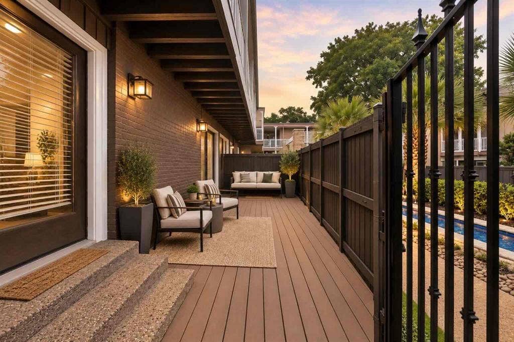 5904 Sandhurst Lane, #145, Dallas, TX 75206 AI inspired Patio decor