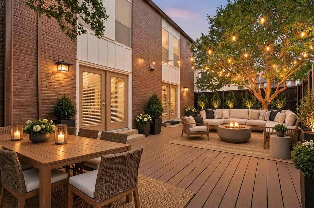 5904 Sandhurst Lane, #145, Dallas, TX 75206 AI inspired patio decor