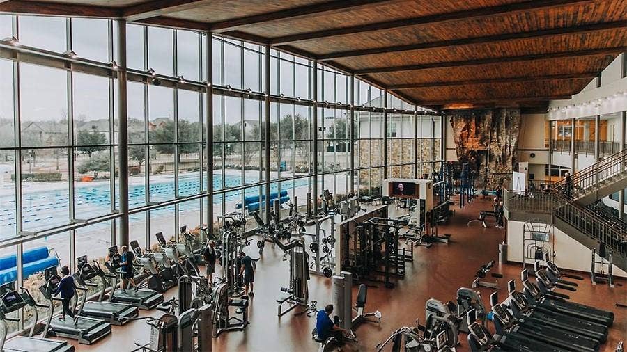 7405 Collin Mckinney Parkway, McKinney, TX 75070 Lifetime Signature Gym. Heated Pool and beautiful indoor workout facilities. 1 min walk from the house!