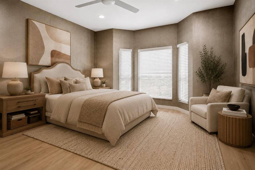 12680 Hillcrest Road, #1109, Dallas, TX 75230 Another option for the 2nd bedroom created by AI.