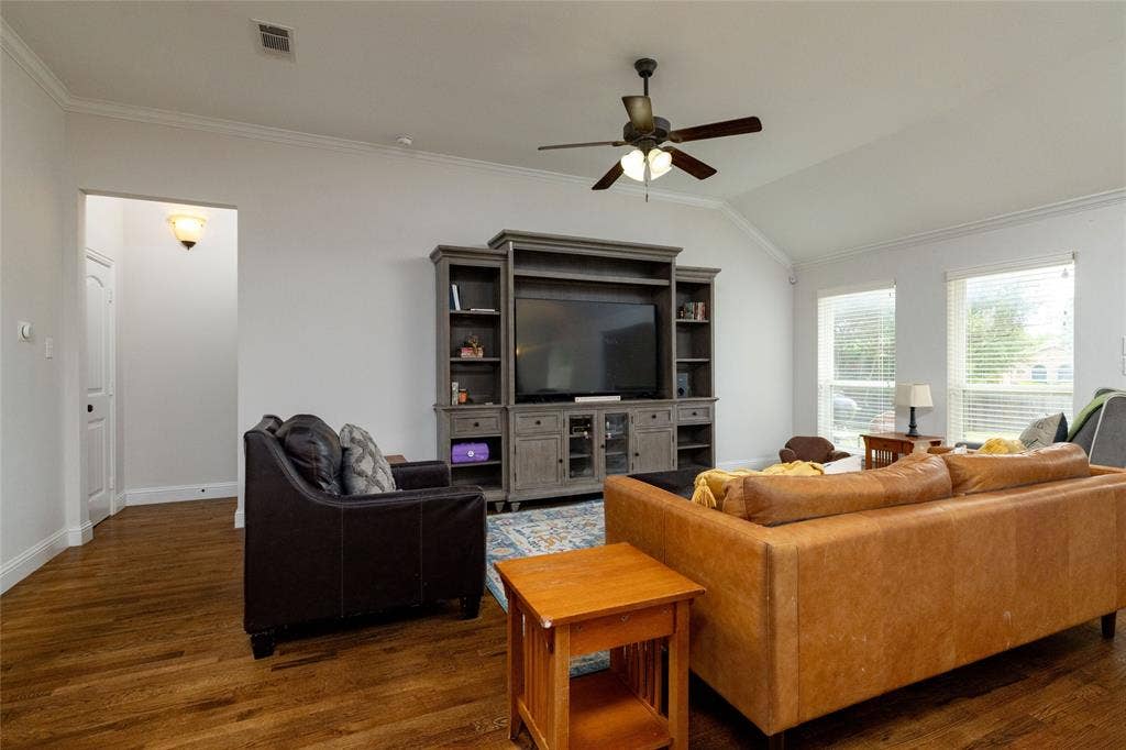 10517 N Haven Drive, Benbrook, TX 76126 Lots of light across back wall.