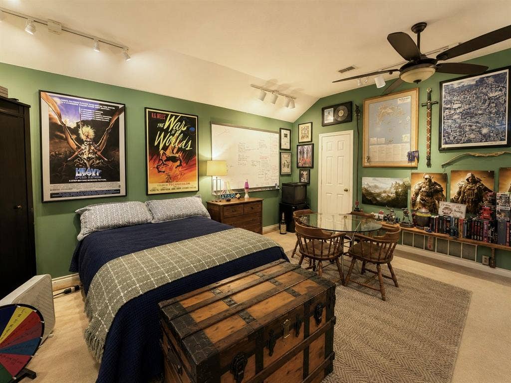 1221 Big Bend Drive, McKinney, TX 75069 First flood huge guest bedroom/gameroom/home office/craft room