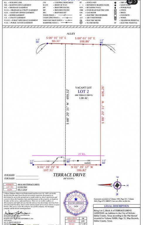 808 Terrace Drive, DeSoto, TX 75115 808 Terrace Drive, DeSoto, TX 75115