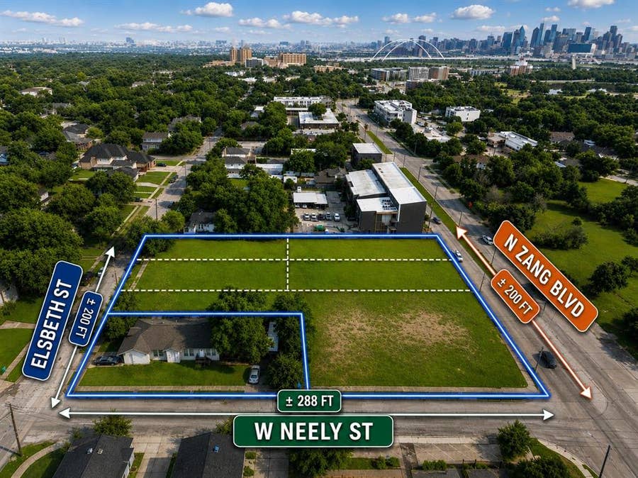 Property photo for 1.402 Acres North ZANG Blvd, Dallas, TX