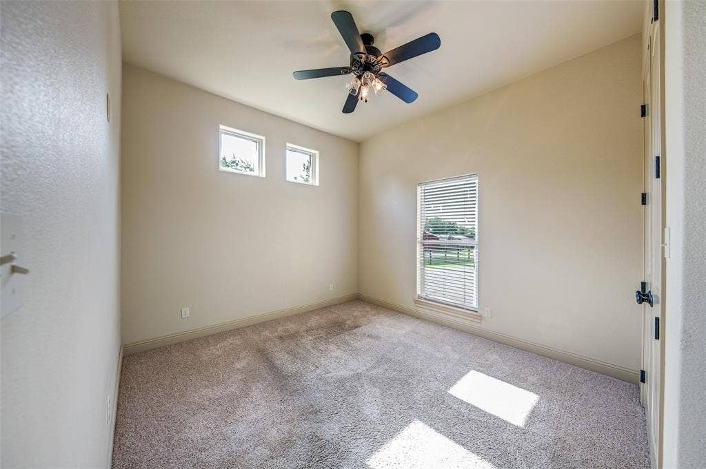 245 Fm 407 W, Argyle, TX 76226 New Carpeted bedroom with a ceiling fan and baseboards