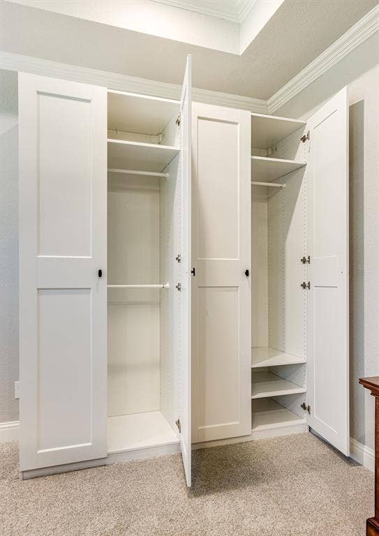 Plenty of Closet space - or removable if you choose!