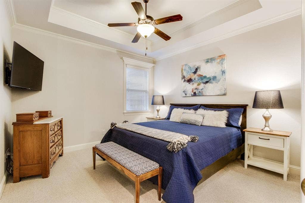 Bedroom 2 is very large with it's own ensuite Bath & walk in Closet!