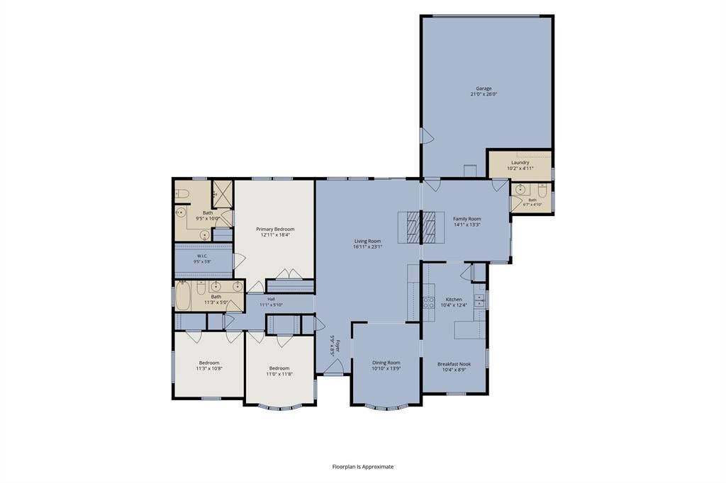 2212 Vickers Drive, Plano, TX 75075 Floor plan
