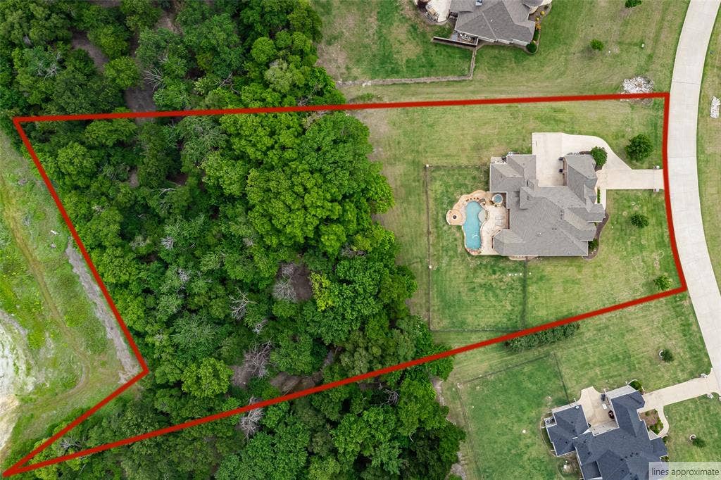 1615 Sara Cove, Lucas, TX 75002 Arial view