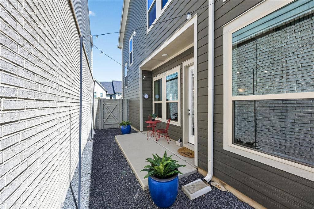 1341 Roundup Way, Argyle, TX 76226 Adorable Patio Area comes equipped with string lights