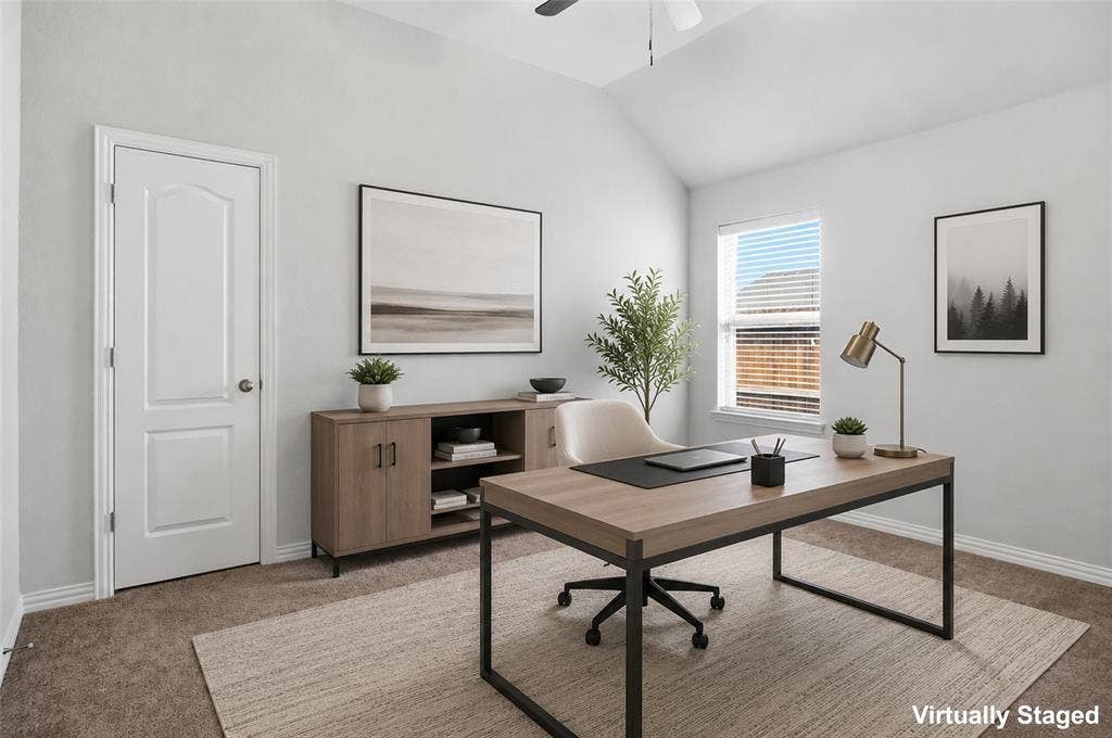 466 Rockaway Drive, Midlothian, TX 76065 Bonus Room / Office - Virtually Staged