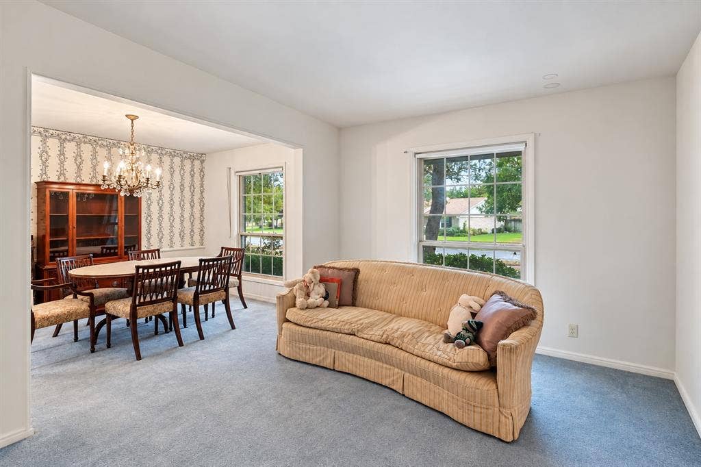 12518 High Meadow Drive, Dallas, TX 75244 Formal living room