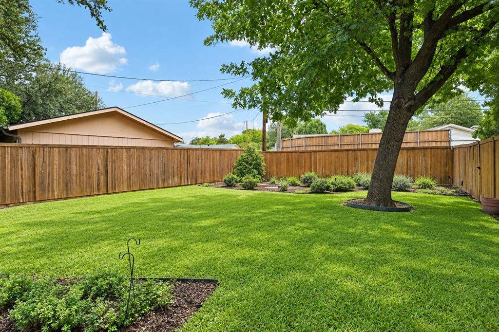 12518 High Meadow Drive, Dallas, TX 75244 Backyard