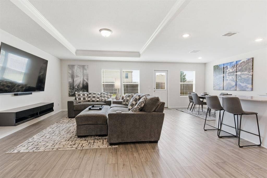 Large open living space with tons of natural light