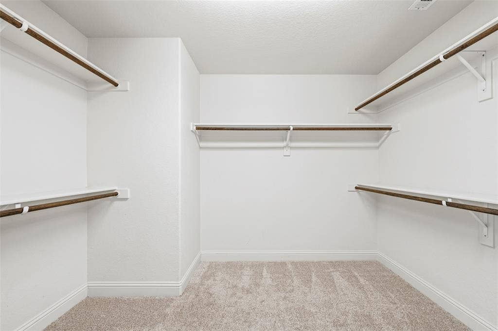 Primary closet