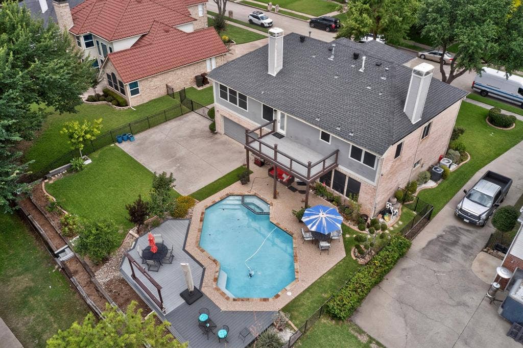 712 Water Oak Drive, Plano, TX 75025 Aerial view