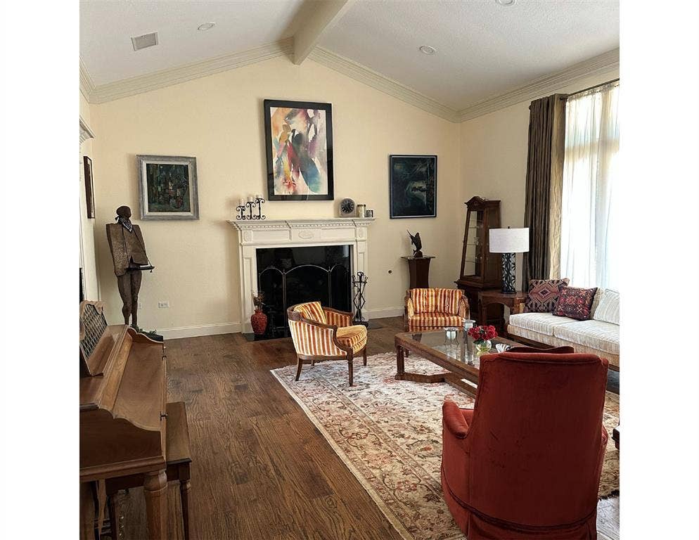 Living Room (Main Floor) with Fireplace