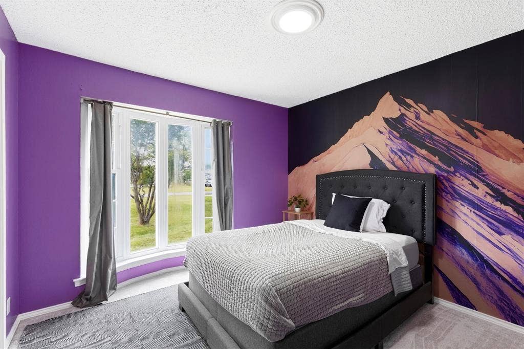 216 Meadowlark Lane, Wylie, TX 75098 Bedroom 2 with Bay Window.
