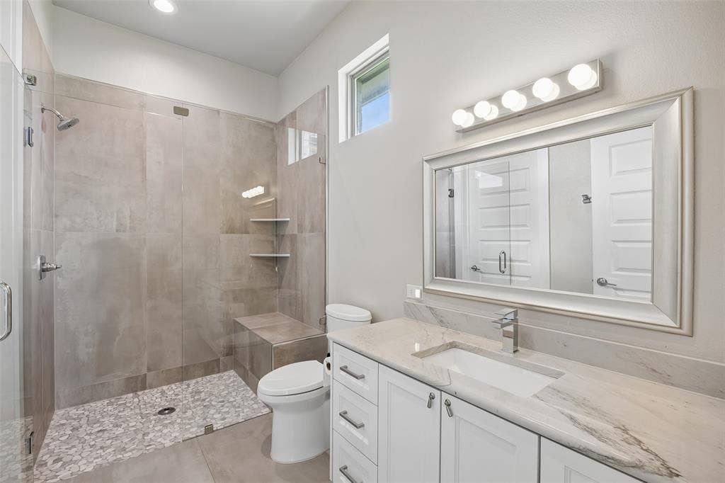 6300 Warwick Way, Parker, TX 75002 One of two bathrooms in the guest house.