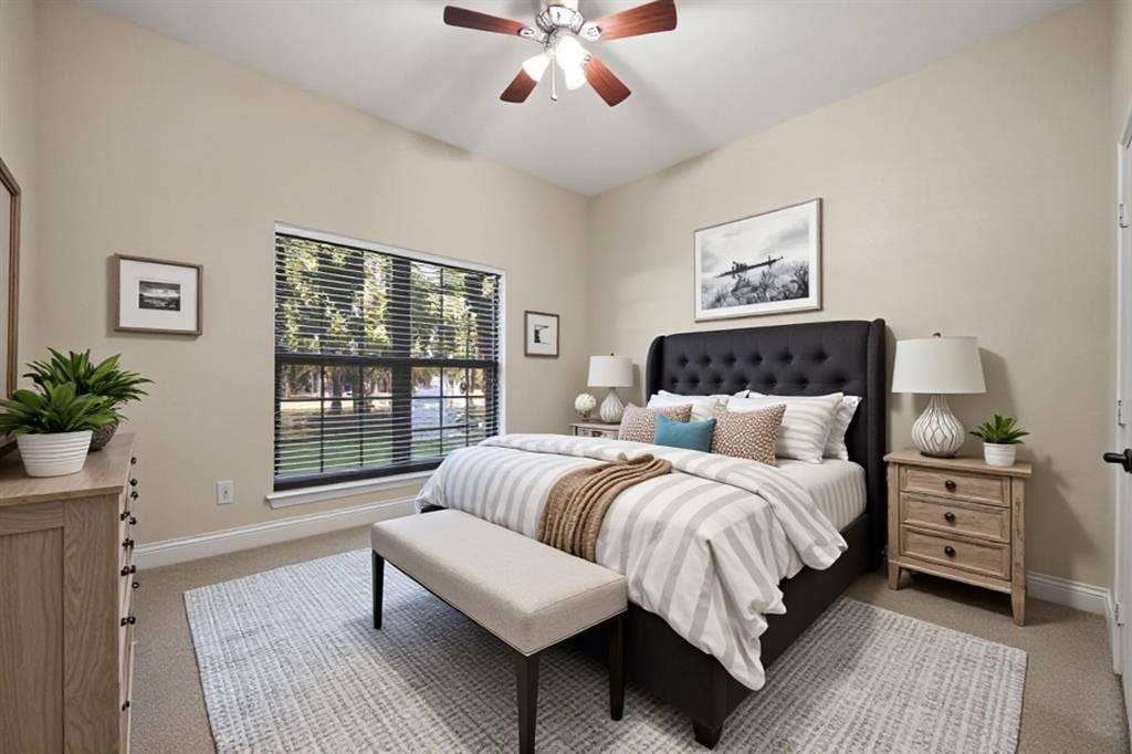 7811 Angelina Drive, Athens, TX 75752 secondary guest bedroom digitally staged