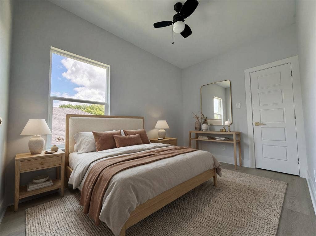 2823 Curvilinear Court, Dallas, TX 75227 Bedroom 3 has been virtually staged