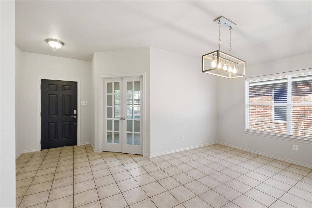 3037 Winding Meadow Trail, Princeton, TX 75407 A view of the foyer, study and dining room