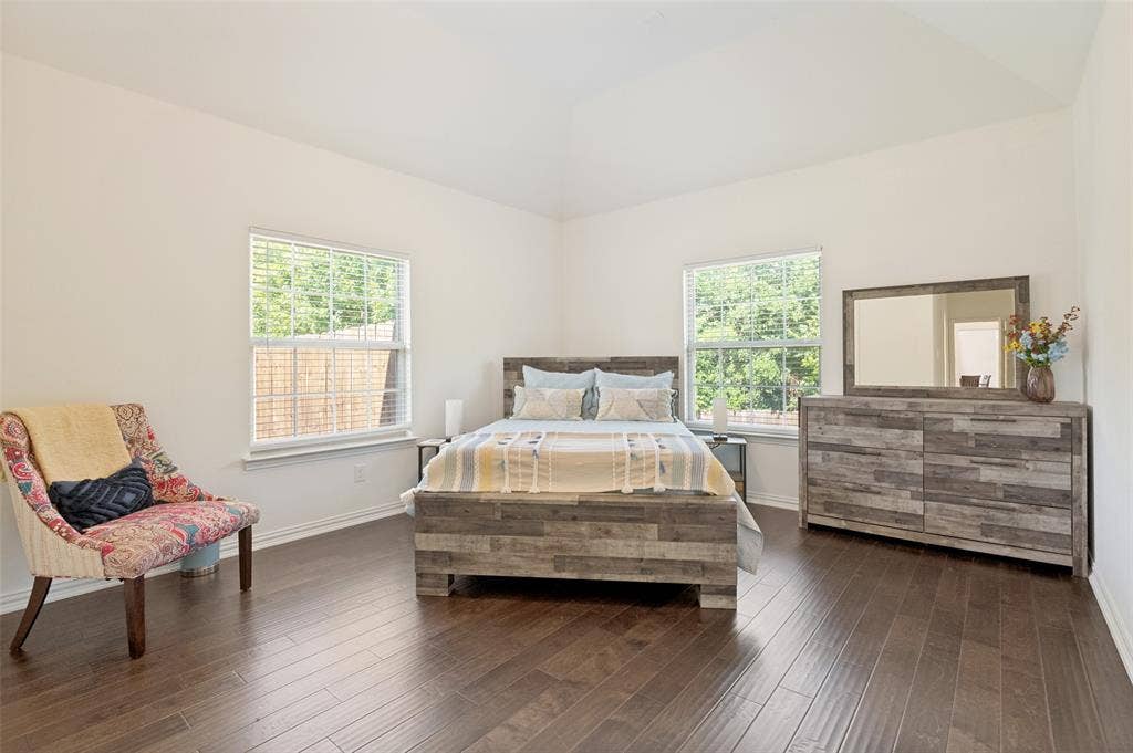 824 State Street, DeSoto, TX 75115 The 2nd spacious primary suite is split from the 1st and offers complete privacy.