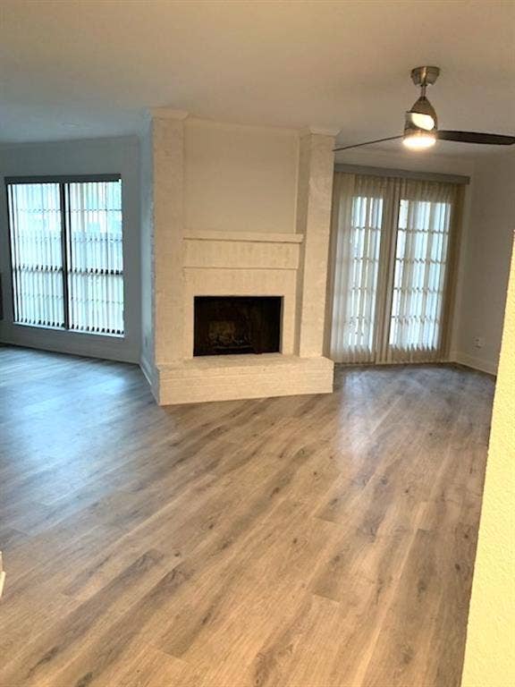 16301 Ledgemont Lane, #101, Addison, TX 75001 Wood burning fireplace.