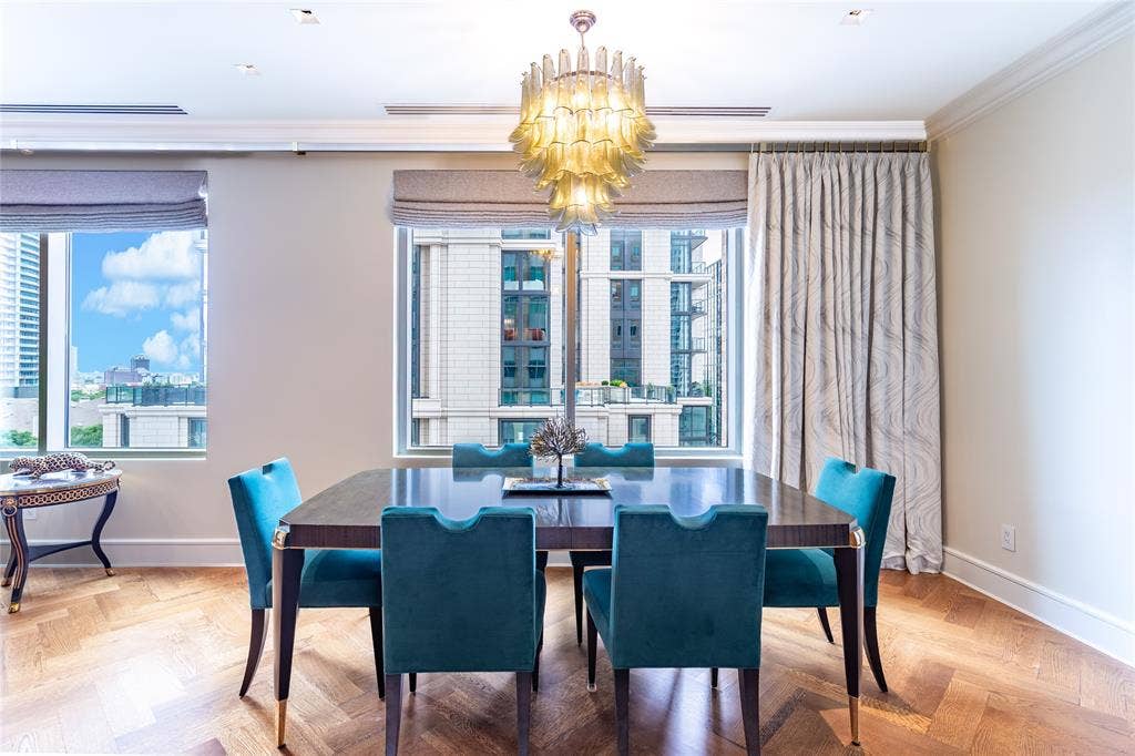 2300 WOLF Street, #5D, Dallas, TX 75201 Roman Shades and Drapery from Her Soul Society & designed by Victoria Morrone.