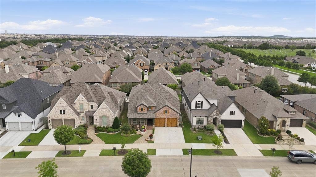 1112 Homestead Way, Argyle, TX 76226 Wider sidewalks and driveway and your own private mailbox, not a cluster box!!