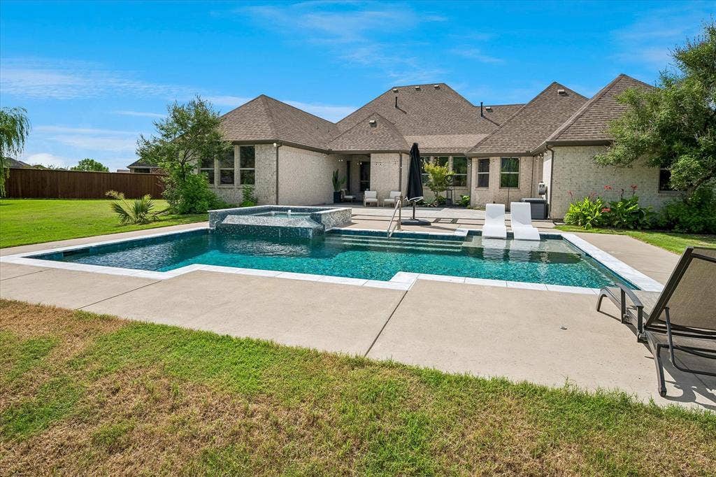 1620 Cattle Drive, Prosper, TX 75078 Beautiful Pool, Spa and Yard